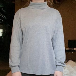 grey turtleneck
